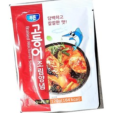 푸른식품 고등어조림양념 120g 생선요리 단맛 진간장