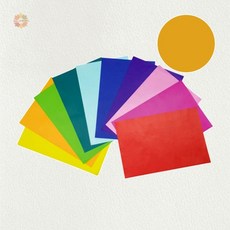 색습자지 색화지 8절 갈색 100매입 미술용 색종이 공예 포장지 1개