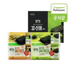 풀무원 조미김 선물세트 1호120g35800324 785908, 조미김 선물세트 1호(120g)