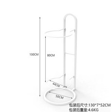 필라테스 보수 거치대 정리개 요가볼 하프짐볼 하프 보수볼 정리대 요가 홈트 선반 수납 짐볼, 1, I. 화이트 높이 130cm