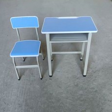 학원용 책상 75cm 컴퓨터용 세미나 테이블 공부방, 화이트 테두리 책상+의자 75cm