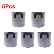 그물망 울타리 촘촘한 새 동물 메쉬 나일론 보호망 휀스 안전망 손잡이가 달린 두꺼운 부직포 재배 가방 1, 02 12Gallon 40X35cm, 01 CHINA, 05 5PCS Grey