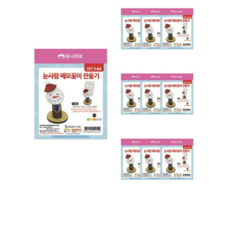 유니아트 DIY144 눈사람메모꽂이만들기, 혼합 색상, 10개