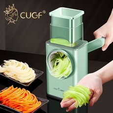 廚貴妃多用途旋轉切菜器 切菜器 切片器 切絲器 磨粉器 刨絲器 料理器, 1個