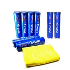 모빌 XHP222 블루 다목적 그리스 13.7온스 (12개 묶음) 및 장갑 포함, 모빌 XHP222 블루 다목적 그리스 13.7온스 (1