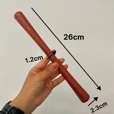우드마사지막대 원목 전신마사지기 허리마사지기 등마사지기 목마사지기 밀대지압기 지압마사지도구 수동마사지기 경락마사지기 지압봉 홈케어마사지 건강관리도구 마사지스틱, 3. 레드로즈우드 뼈대 스틱숏26cm2.3cm, 기본 모델명/품번
