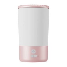 자동 전기 애완동물 발 세척기 휴대용 저소음 방수 컵 소형 및 중형 애완동물용, Pink-White