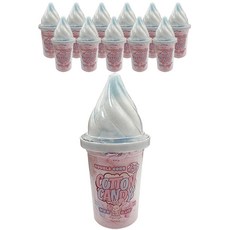 더블콘 솜사탕 2가지맛 (포도 딸기), 12개, 18g