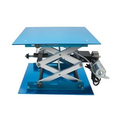 소형 전동 리프팅 테이블 조절 높이 실험실 제어 유압, C. 수동 일반형 250x250 25kg