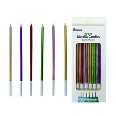 파티클럽 메탈릭 캔들 6입 (1개입) eso+6542px