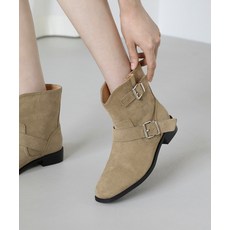 사뿐 레노이 버클 스트랩 앵클부츠 (3cm) 300123