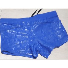 DEENYT 男款印花泳褲 藍色M號