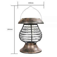 태양광 포충기 모기 퇴치기 캠핑장 태양열 해충 하루살이, A. 휴대용 걸이형 1팩