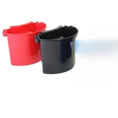 범용 버킷 오거나이저 자동 그루밍 도구 타월 브러쉬 빠르고 스지 키트 외부걸이 배럴 수건 정리, Red, 1개