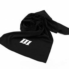 모리모토 프로 에어쿨링 아이스 스포츠타올 야구 피칭타올, 1개, 블랙