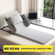 침대 등받이 전동 리프트 각도조절 경사대 . 폭75 짧은+난간+그리드 회색, 75cm 폭 숏 (리모컨 높이 조절)