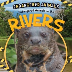 (영문도서) Endangered Animals in the Rivers Library Binding, PowerKids Press, English, 9781725336285