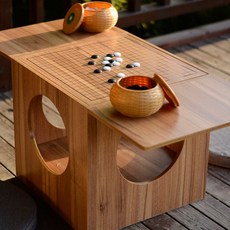 바둑 좌식테이블 바둑판 장기판 책상 두꺼운 알까기 오목판 대국, 기본형, 소형(930x430x410)바둑, 1개