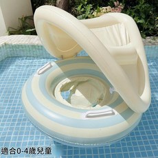 寶寶充氣飛機泳圈 居家戶外嬰幼兒水上戲水裝備, 1個
