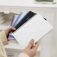 아트박스/핑크풋 핑크풋 웨이브 100일 스터디플래너, 웨이브100일스터디플래너_블랙