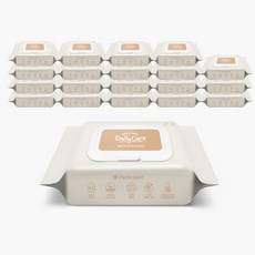 데일리케어 아기물티슈 캡형, 35g, 100개입, 20개