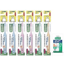 GUM(껌) 어린이칫솔 #87 보통 어린이용 ※색상은 선택할 수 없습니다 6개, 1개