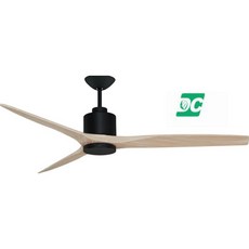 （修一） 穩帝士吊扇60吋 3款色 實木系列 DC吊扇 直流變頻 不付燈 遙控 台灣製造, 原木黑