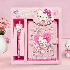 Soolink 산리오 다이어리꾸미기 다꾸 다이어리 문구 선물 마이멜로디 시나모롤 캑리터, 1개, 핑크A