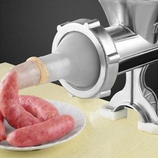 가정용 고성능 알루미늄 합금 소시지 스터퍼 수동 고기 분쇄기 테이블 마운트 핸드 크랭크, 01 빠른  Mainland