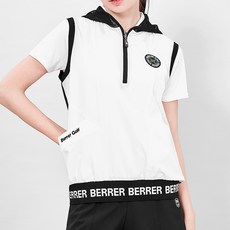 그레힙 여성 골프 조끼 하프 뒷 망사 여름 레터링 반집업 아노락 베스트