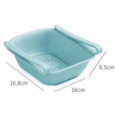주방 보관 상자 과일 계란 아래 선반 용기 서랍 야채 주최자 냉장고 보존 투명, Filter Green