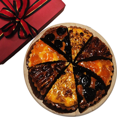 멀티 타르트(Tarte) 3호/ 선물세트 자두 살구 피칸 호두파이 4가지맛으로 구성 쿠키 베이커리 달콤하우스 유기농빵집/ 명절 설날 선물추천, 1개, 500g