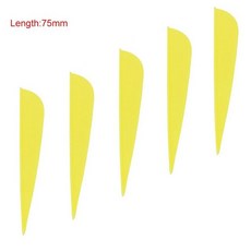 양궁 깃털 1.75/2/3 인치 60 개 6 색 드롭 모양 컷 플레칭 고무 화살 베인 애호가용 플라스틱 플레치, 15 3inch green, 1개