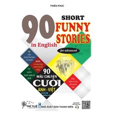 (英文書)90 Short funny stories in English for advanced： H&#7885;c ti&#7871;ng Anh qua cá... 平裝版, Tri Tue, 英文