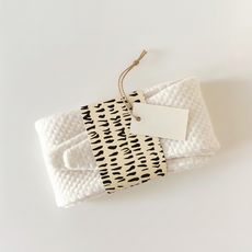 잇츠K 수묵 패턴 띠지 / 포장용 띠라벨 / 띠종이, 100매입, (잉크닷 브러시)