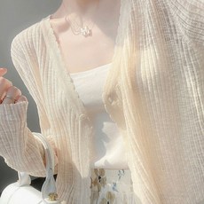 루마온 [위드기프트] 동화 시스루 썸머 가디건