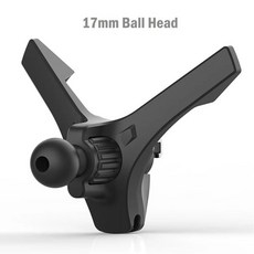 차량용 핸드폰 거치대 휴대폰 플라스틱 볼 차량 에어벤트 클립 부품 교체품, 1. 17mm, 1개