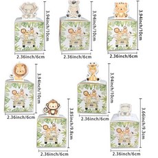 크리스마스 캔디 박스 산타 사슴 눈사람 쿠키 메리 파티 테이블 장식 포장, 1. 7pcs mixed