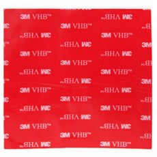 하이패스부착 3M 투명 정사각 양면테이프 5x5cm 5개 초강력 차량 실내 접착