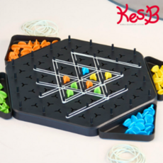 캐스비 트라이앵글체스 두뇌트레이닝게임, 혼합색상, 1세트