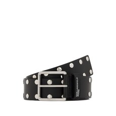 칼라거펠트진 스터드 장식 벨트