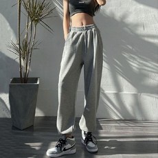 남녀 공용 루즈핏 조거 트레이닝 바지