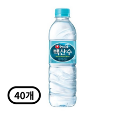농심 백산수, 40개, 330ml