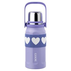 굼 펀 스포츠 보온 텀블러, 퍼플, 1개, 900ml