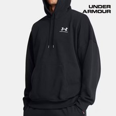 매장정품 UNDERARMOUR 언더아머 남성 UA 라이벌 헤비급 테리 오버사이즈 후디 1388020-001 1055224