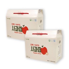 진짜 100% 사과즙 110ml 50포