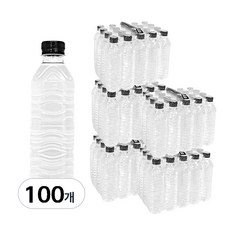 순창샘물 무라벨, 100개, 500ml