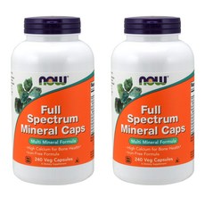 NOW Foods Full Spectrum礦物質膠囊, 240顆, 2罐