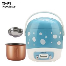 여행용 1인밥솥 전기 밥솥 24V 2V 보온 220V 캠핑용, A. RX12Y3 블루 1.2L
