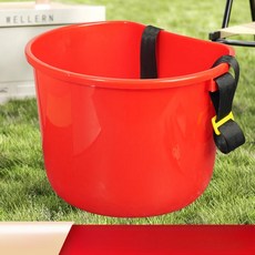 도랑가게 비료통 수동 어깨끈 거름 텃밭 거름통, 레드 15kg 1개, 1L, 1개